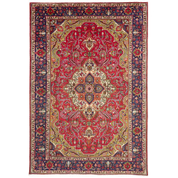 Tabriz 202x302 Cm Tabriz Persia Hand-carded Wool (warp: