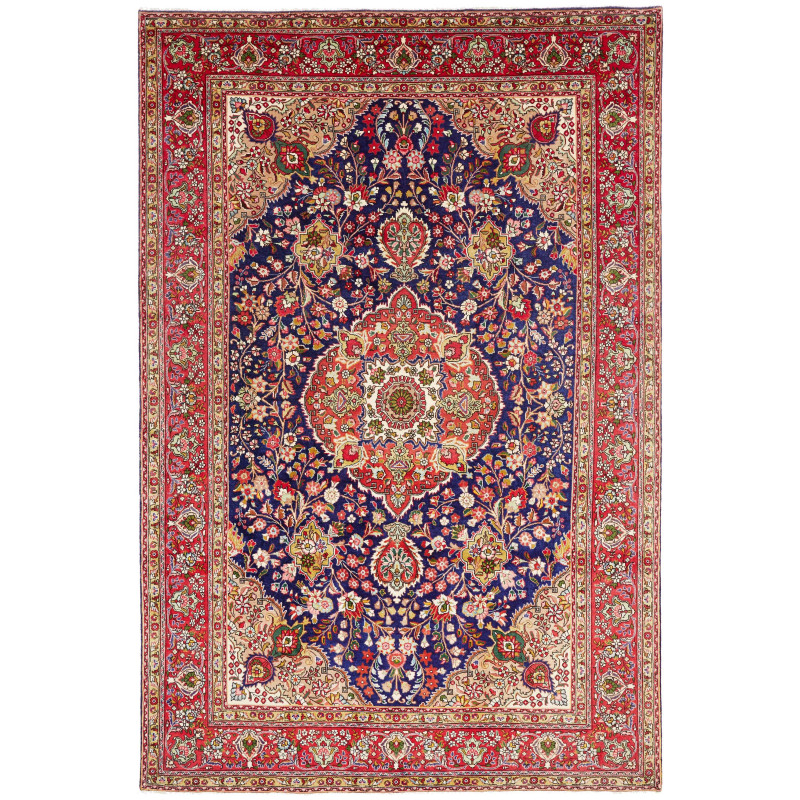 Tabriz 205x309 Cm Tabriz Persia Hand-carded Wool