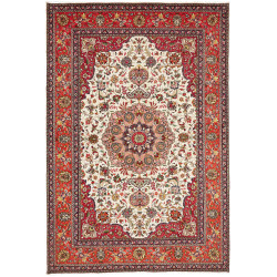 Tabriz 203x298 Cm Tabriz, Persia, Hand-carded Wool (warp: