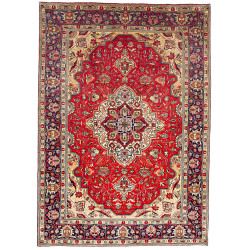 Tabriz 200x282 Cm Tabriz Persia Hand-carded Wool Cotton