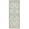 Tappeto Kazak Afghanistan Geometrico Turchese Beige Blu Marr