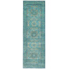 Tappeto Mamlouk Pakistan Astratto Turchese Smeraldo Blu Ocea