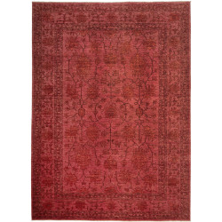 Tappeto Zigler Fine Pakistan Floreale Rosso Scuro Rosa Antic