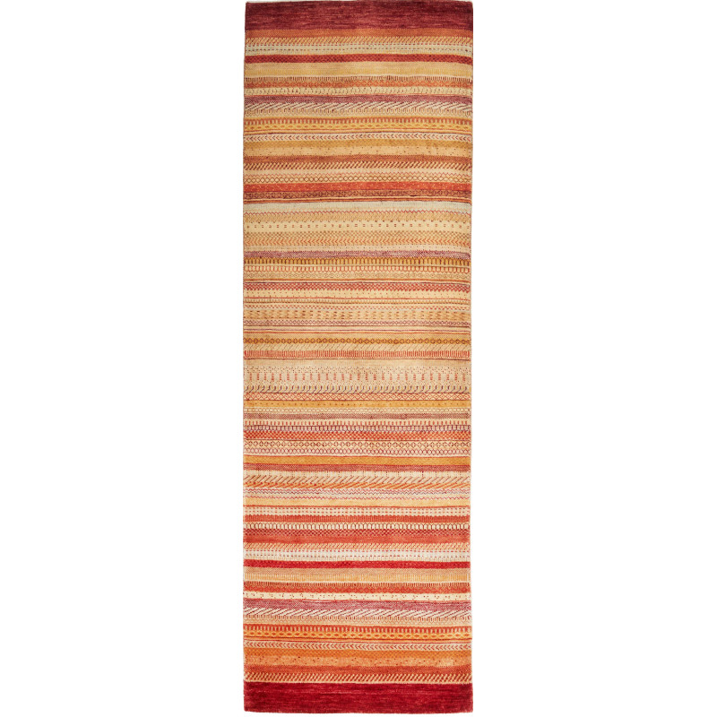 Tappeto Royal Gabbeh Pakistan Astratto Beige Rosso Terracott