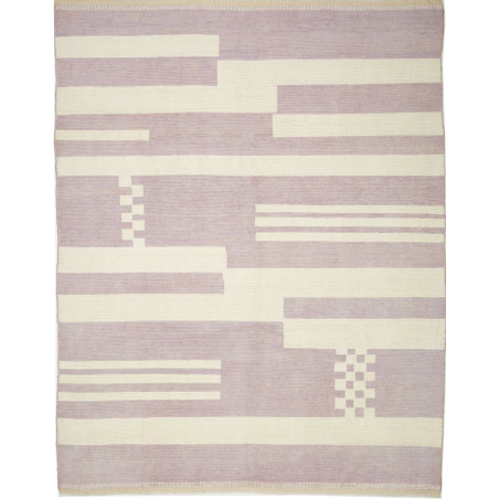 Tappeto Gabbeh Marrakech Pakistan Astratto Lilla Crema 245x3