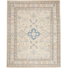 Tappeto Kazak Fine Pakistan Geometrico Beige Blu Marrone Gri