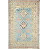 Tappeto Kazak Afghanistan Geometrico Azzurro Crema Pesca Blu
