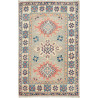 Tappeto Kazak Afghanistan Astratto Grigio Salvia Terracotta