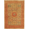 Tappeto Mamlouk Pakistan Floreale Arancione Terra Arancio Br