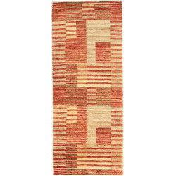 Tappeto Barjesta Pakistan Astratto Rosso Terracotta Arancio