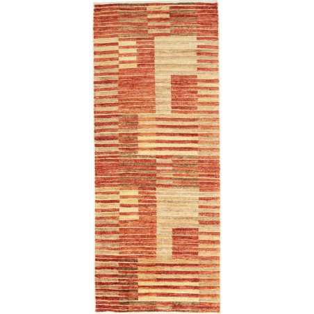 Tappeto Barjesta Pakistan Astratto Rosso Terracotta Arancio