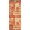 Tappeto Barjesta Pakistan Astratto Rosso Terracotta Arancio