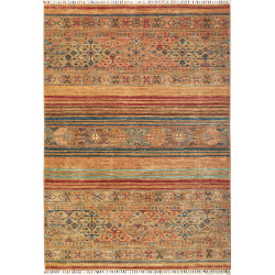 Tappeto Rubin Pakistan Astratto Marrone Beige Terracotta Ros