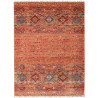Tappeto Rubin Pakistan Astratto Terracotta Arancione Blu Ros