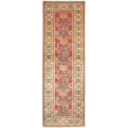 Tappeto Kazak Fine Pakistan Geometrico Rosso Terracotta Beig