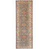 Tappeto Kazak Fine Pakistan Astratto Grigio Marrone Rosso Co