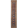 Tappeto Kazak Fine Pakistan Astratto Blu Petrolio Terracotta
