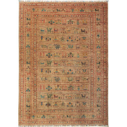 Tappeto Rubin Pakistan Astratto Marrone Chiaro Rosso Mattone