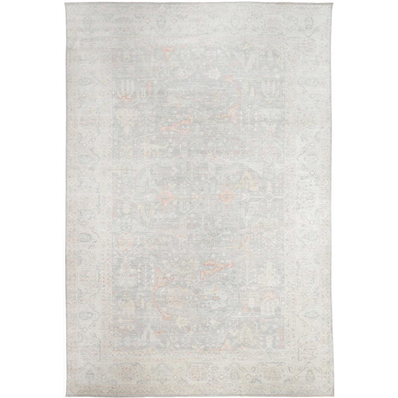 Tappeto Zigler Fine Pakistan Floreale Grigio Argento Crema P