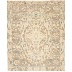 Tappeto Zigler Fine Pakistan Floreale Beige Marrone Azzurro