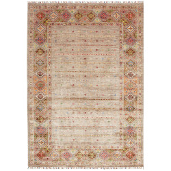 Tappeto Rubin Pakistan Astratto Beige Taupe Rosso Mattone Ve