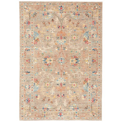 Tappeto Zigler Fine Pakistan Floreale Beige Marrone Blu Terr