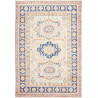 Tappeto Kazak Afghanistan Astratto Crema Beige Blu Navy Pesc