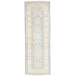 Tappeto Kazak Afghanistan Geometrico Azzurro Crema Beige 65x