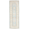 Tappeto Kazak Afghanistan Geometrico Azzurro Crema Beige 65x