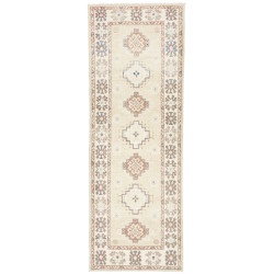 Tappeto Kazak Afghanistan Astratto Avorio Crema Terracotta R