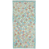 Tappeto Kilim Afghanistan Geometrico Turchese Multicolore 94