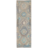 Tappeto Kilim Afghanistan Geometrico Blu Azzurro Beige Marro