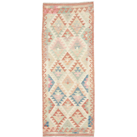 Tappeto Kilim Afghanistan Astratto Crema Terracotta Verde Me