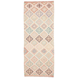 Tappeto Kilim Afghanistan Astratto Beige Chiaro Pesca Rosa L