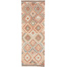 Tappeto Kilim Afghanistan Astratto Beige Terracotta Grigio A