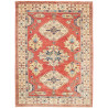 Tappeto Kazak Fine Pakistan Astratto Rosso Crema Blu Verde A