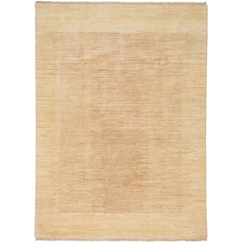 Tappeto Shayan Pakistan Astratto Beige Sabbia Su 157x216 Cm