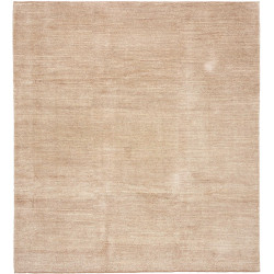 Tappeto Shayan Fine Pakistan Tinta Unita Beige Sabbia 262x28