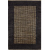 Tappeto Shayan Pakistan Astratto Nero Antracite Beige Sabbia