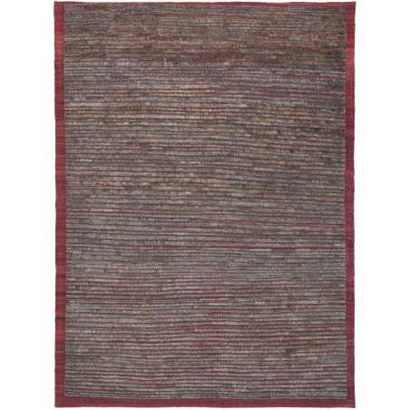 Tappeto Shayan Fine Pakistan Astratto Grigio Marrone Rosso T