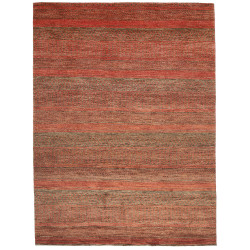 Tappeto Royal Gabbeh Pakistan Astratto Rosso Mattone Terraco