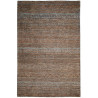 Tappeto Royal Gabbeh Pakistan Astratto Marrone Terra Blu Gri