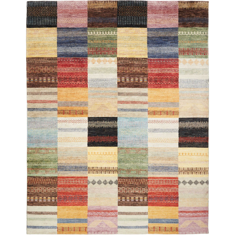Tappeto Royal Gabbeh Pakistan Astratto Beige Marrone Rosso B