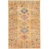 Tappeto Kazak Fine Pakistan Geometrico Oro Ocra Blu Rosso Cr