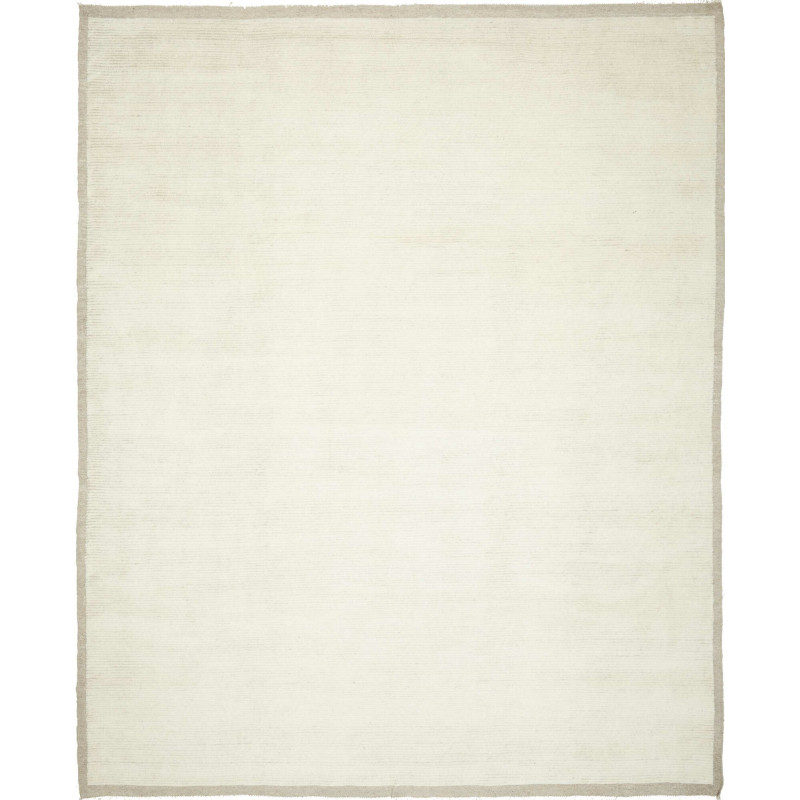 Tappeto Gabbeh Marrakech Pakistan Tinta Unita Bianco Crema B