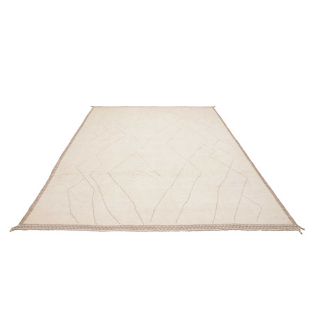 Tappeto Gabbeh Marrakech Pakistan Geometrico Crema Beige Chi