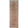 Tappeto Kazak Fine Pakistan Astratto Marrone Blu Terracotta