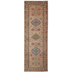 Tappeto Kazak Fine Pakistan Astratto Beige Sabbia Marrone Ch