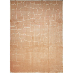 Tappeto Kathmandu Nepal Organico Sabbia Rosato Chiaro 260x35