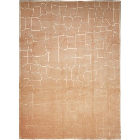 Tappeto Kathmandu Nepal Organico Sabbia Rosato Chiaro 260x35